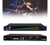 Professional dual 31-band digital equalizer processor, 10 preset effects saved, noise reduction output high-definition sound quality,Treble/midrange/bass independent adjustment (Color : EQ-777S)