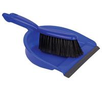 Professional Dustpan & Soft Bristle Brush Set, Blue - 102940 - BLUE