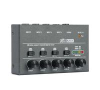 Professional DX400 Mixer Stereo 4 Channel Mixer 5V 2A USB Power Mixer For Studio Console Stage