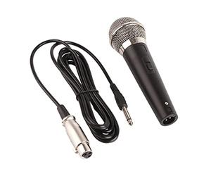 Professional Dynamic Microphone Clear Sound for Karaoke Vocal Music Performance Omni Directional Plastic Material Mic with Cable Great Choice