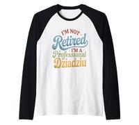 Professional Dziadziu Polish Grandpa Father's Day Raglan Baseball Tee