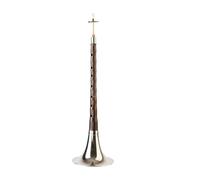 Professional Ebony Ebony Suona D Key Mahogany D Key Suona Adult Beginner Suona Musical Instrument Full Set (Color : Bk sandalwood yellow bowl)