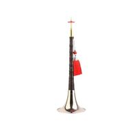 Professional Ebony Suona D Key Quality Suona Ethnic Style Blowing Suona Musical Instrument Complete (Color : White bowl)