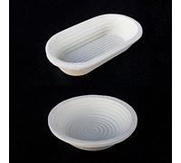 Professional Eco-Friendly 1kg Oval Spiral Pattern & 1kg Round Spiral Pattern Proofing Basket Banneton Brotform Brotformen Bread Making - Heavy Duty - Sustainable Wood Pulp Eco Friendly