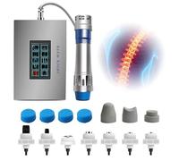 Professional ED Shockwave Therapy Machine - 350W Extracorporeal Shock Wave Therapy Device for Pain Relief & Erectile Dysfunction - 60-200MJ/16 Frequency Gears - Includes 7 Massage Heads ,Natural
