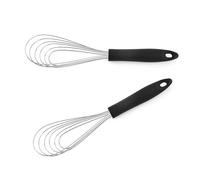Professional egg beater with comfortable handle stainless steel cream whipper practical mixing foam