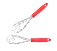 Professional egg beater with comfortable handle stainless steel cream whipper practical mixing foam
