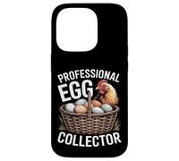 Professional Egg Collector Chicken Hen Farm Fun Case for iPhone 14 Pro