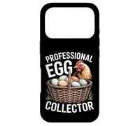Professional Egg Collector Chicken Hen Farm Fun Case for iPhone 17 Pro