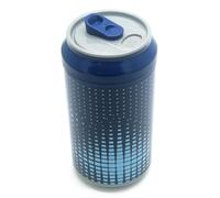 Professional-Elec Pro Cool Gear Double-Wall Novelty Can Shaped Drinking Bottle with Leakproof, Slide-Close Opening for Drinks, Juice & Water, 350ml, Navy Blue