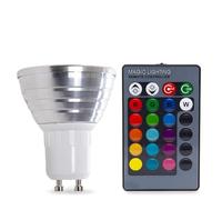 Professional-Elec Pro Magic 16-Colour Remote | GU10 Base | 4 Modes: Flashing, Strobe, Fading & Smooth Lighting + Static & Brightness Control