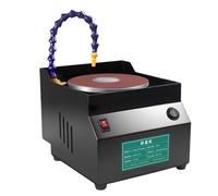 Professional Electric Bench Sander & Wet/Dry Knife Sharpening Disc Grinder with Adjustable Speed, One-Touch Water Circulation, 10-Piece Sandpaper, for Wood and Metal
