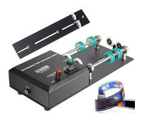 Professional Electric Film Processor Kit, Automatic Darkroom Film Processor Machine, 4 Preset Programs, 1-30min Timer, Max 280RPM Speed Adjustable, for Multiple Developing Tanks