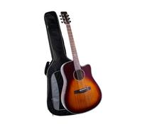 Professional Electric Guitar 41 Inch Solid Wood Acoustic Guitar With Mahogany Neck And High Gloss Finish