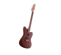 Professional Electric Guitar Basswood Body Electro Audio Guitar Semi Hollow 6 Strings Brown