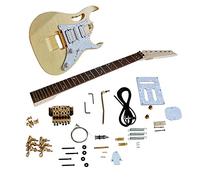 professional Electric Guitar Kits DIY Electric Guitar Basswood Body Rosewood Fingerboard Maple Neck Complete Semi-finished Kit Electric Guitar Kits