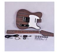 professional Electric Guitar Kits DIY Electric Guitar Kit Zebrawood Body And Neck For For TL Style Electric Guitar To Assemble Electric Guitar Kits
