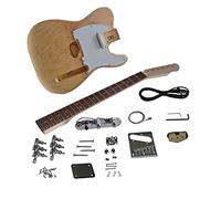 professional Electric Guitar Kits For For TL Style Electric Guitar DIY Kit Maple Veneer Basswood Body Hard Maple Neck Rosewood Fingerboard Set Electric Guitar Kits (Color : 01)