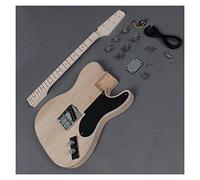 professional Electric Guitar Kits New Ash Body Maple Neck 21 Frets Unfinished DIY Electric Guitar Set Kit Electric Guitar Kits