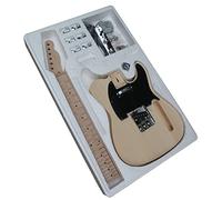 professional Electric Guitar Kits Solid Basswood Body DIY Electric Guitar Builder Kit Mape Neck And Fingerboard Unfinished Electric Guitar Kits