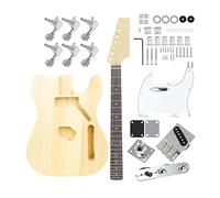 professional Electric Guitar Kits Unfinished Electric Guitar DIY Kit With Screws And All Accessories Easy To Install Electric Guitar Kits