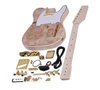 professional Electric Guitar Kits Wood Unfinished Guitar Kit Maple Neck Replacement Set Let You Enjoy Of Make A Unique Electric Guitar Electric Guitar Kits