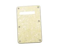 Professional Electric Guitar Pickguard Music Lovers 6 Holes Standard Electric Guitar Back Plate Cavity Cover Pickguard ST Modern Style(Aged 4ply)