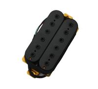 Professional Electric Guitar Pickup Electric Guitar Humbucker Double Block Pickup Black Hexagon Socket Screw Yellow Black Basket Purple Frameless (Color : 2, Size : Bridge 52mm)