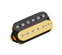 Professional Electric Guitar Pickup Electric Guitar Humbucker Double Block Pickup Black Hexagon Socket Screw Yellow Black Basket Purple Frameless (Color : 3, Size : Bridge 52mm)