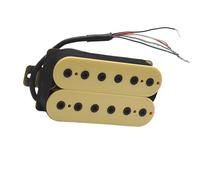 Professional Electric Guitar Pickup Electric Guitar Humbucker Double Block Pickup Black Hexagon Socket Screw Yellow Black Basket Purple Frameless (Color : 5, Size : Bridge 52mm)