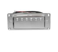 Professional Electric Guitar Pickup Open Pickup 6 Hole Electric Guitar Humbucker Pickup For LP Guitar Neck And Bridge Are Universal (Color : Chrome 1Pcs)