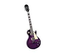 Professional Electric Guitar Purple Electric Guitar 6 String Maple Mahogany Back