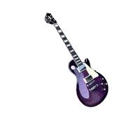 Professional Electric Guitar Six String Electric Guitar Mahogany Body Purple Flame Maple Top Solid