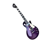 Professional Electric Guitar Six String Electric Guitar With A Purple Maple Top And Solid Mahogany Body