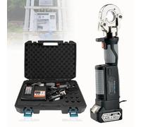 Professional Electric Hydraulic Crimping Tool Kit, with 12 Pairs of Dies, Efficient Cable Lug Crimper for Electrical Terminals & Wires 10-300Mm² Range
