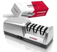 Professional Electric Knife Sharpener for Kitchen Knives, 3-Stages Sharpener System with Diamond Abrasives, Quickly Sharpening, Repair/Restore/Polish Blades