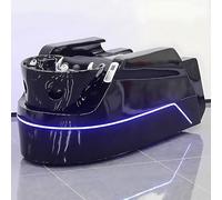 Professional Electric Massage Shampoo Bed & Table, Head Spa Equipment with Water Circulation, Fumigation and LED Lights