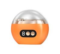 Professional Electric Nail Clippers,Electric Nail Trimmer,Heavy-Duty Toenail Clippers for Thick Nails and Seniors,Automatic,Rechargeable,Painless,Silent,Fingernails and Toenails Polishing(Orange)