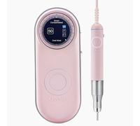 Professional Electric Nail Drill Machine - O NAIL 50,000 RPM E-File with LCD Display, Cordless Rechargeable Nail File for Acrylic Gel Removal, Low Vibration, 3mm Bits for Home & Salon Use [Pink]