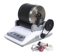 Professional Electric Rock Polisher Kit with Timer, DIY Gem Grinder for Stone Tumbling, Complete Set for All Ages