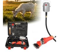 Professional electric sheep clipper 1000W Heavy duty sheep shears 2800r/min For sheep goat alpaca camel and angora rabbit hair Red