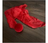 Professional Electric Silk to Ball - Quick Speed Magic Tricks Stage Vanishing Props Comedy Illusions Mentalism Gimmicks Magician (White Color) (red)