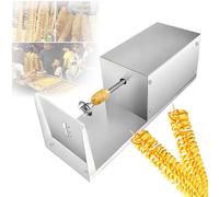 Professional Electric Tornado Potato Slicer - Automatic Spiral Cutter for Crispy Homemade Chips, Ideal for Home Kitchens & Commercial Food Preparation