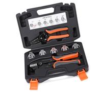 Professional Electrical Crimping Tool Set Includes Wire Stripper and Cutter for Automotive Marine Solar Applications Ratcheting Crimper Set