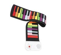 Professional Electronic Keyboards 49 Keys Built-in Speaker Electronic Piano Roll Up Colorful Keyboard Piano Musical Instrument