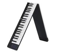Professional Electronic Pianos Electronic Piano 88 Keys Professional Foldable Portable Beginner Practice Play A Musical Instrument(Black)