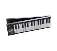 Professional Electronic Pianos Folding Electric Piano 61 Keys Portable Synthesizer Professional Musical Keyboard Beginner Adult(Black)
