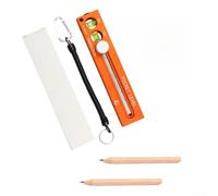 Professional Engineer Angle Ruler Aluminium Alloy Construction Dual Measurement Scales Building Tool 29cm(orange)