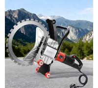 Professional Engineering Concrete Ring Saw, UK Plug, 9800W&3000 RPM, 11.4in Depth, With Linkage Water Pump, Handheld Multi-functional Wall Cutting Machine, for Stone, Brick, Marble, Ground Maintenance