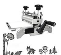 Professional Engraving Press Machine, Manual Printmaking Etching Machine with Adjustable Roller Height for Intaglio Relief Letterpress and Gravure Printing